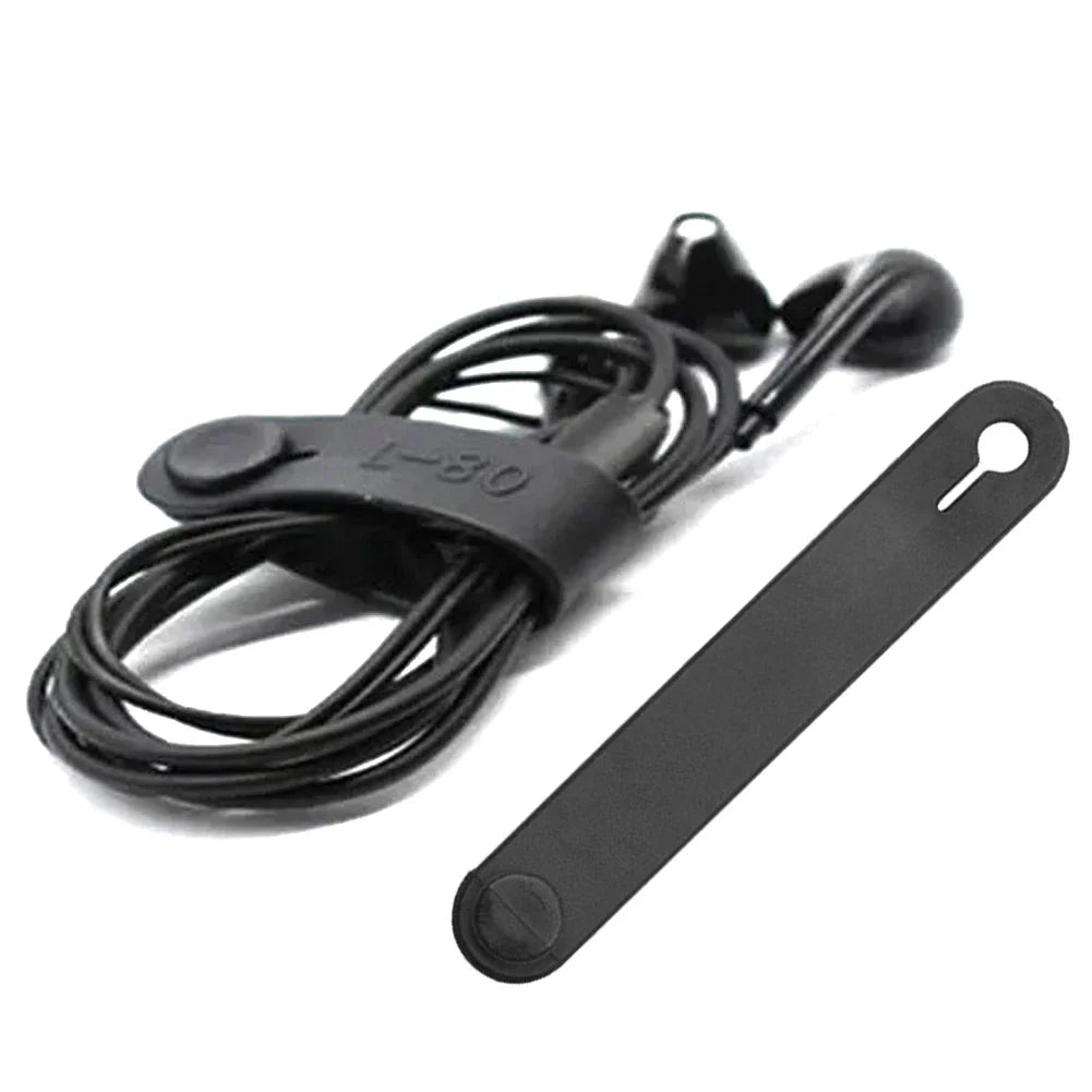 5Pcs 5/9Cm Rubber Cable Ties for Securing Cable Ties Wiring Harness Rubber Bands Motorcycle Electric Vehicle Accessories