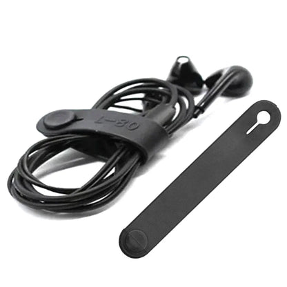 5Pcs 5/9Cm Rubber Cable Ties for Securing Cable Ties Wiring Harness Rubber Bands Motorcycle Electric Vehicle Accessories