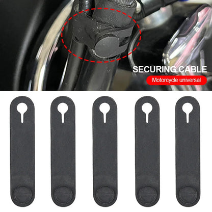 5Pcs 5/9Cm Rubber Cable Ties for Securing Cable Ties Wiring Harness Rubber Bands Motorcycle Electric Vehicle Accessories