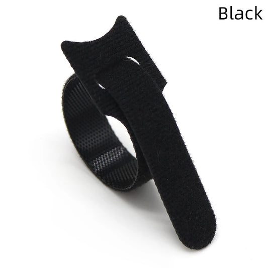250Mm Reusable Fastening Cable Ties Hook and Loop Tape Cable Straps Wire Ties Cable Management Adjustable Cord Organizer DIY