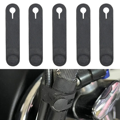 5Pcs 5/9Cm Rubber Cable Ties for Securing Cable Ties Wiring Harness Rubber Bands Motorcycle Electric Vehicle Accessories