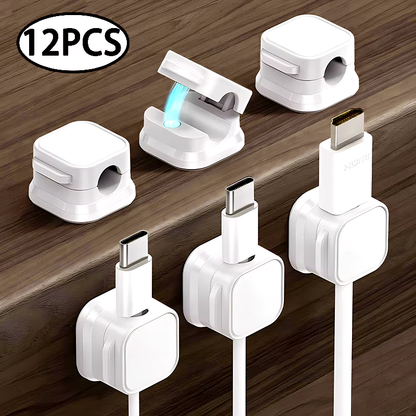 Magniclip 2.0, 360° Rotatable Strong Magnetic Cable Clips
