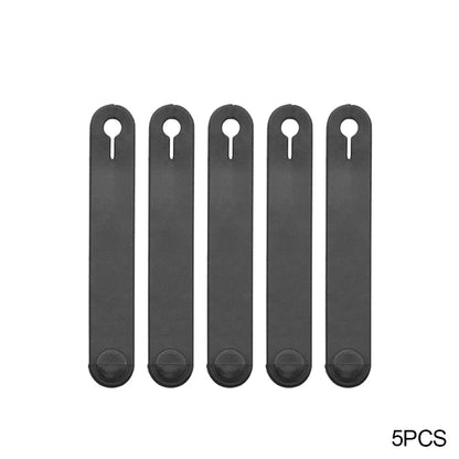 5Pcs 5/9Cm Rubber Cable Ties for Securing Cable Ties Wiring Harness Rubber Bands Motorcycle Electric Vehicle Accessories