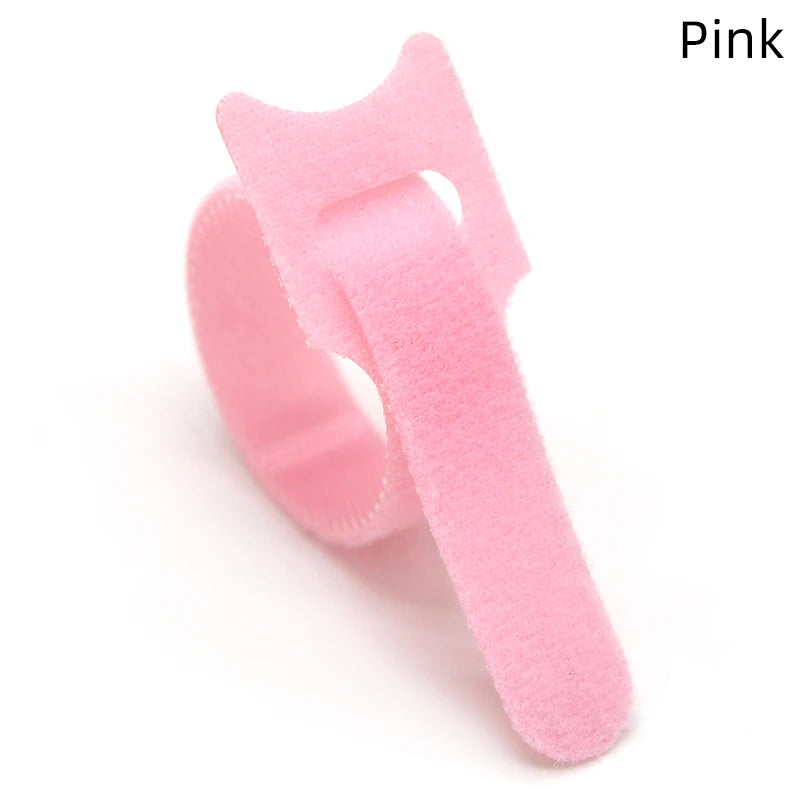 250Mm Reusable Fastening Cable Ties Hook and Loop Tape Cable Straps Wire Ties Cable Management Adjustable Cord Organizer DIY