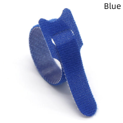 250Mm Reusable Fastening Cable Ties Hook and Loop Tape Cable Straps Wire Ties Cable Management Adjustable Cord Organizer DIY